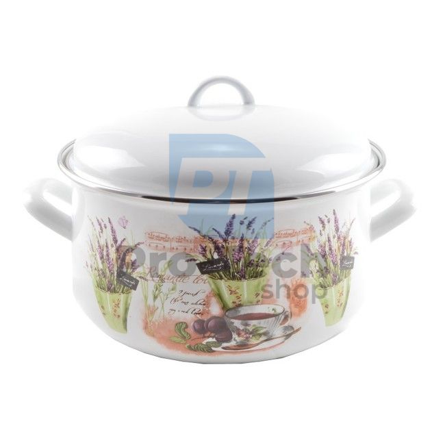 Pot with enamel surface 6L 24cm 52823