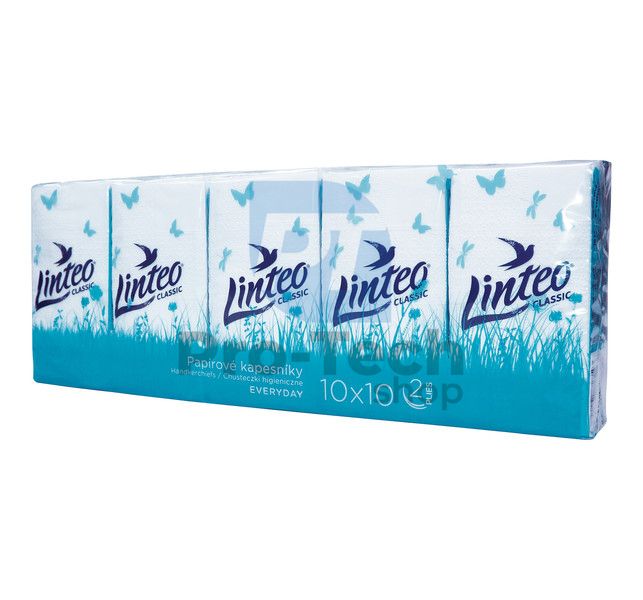 2-ply handkerchiefs 10x10pcs LINTEO CLASSIC 30400