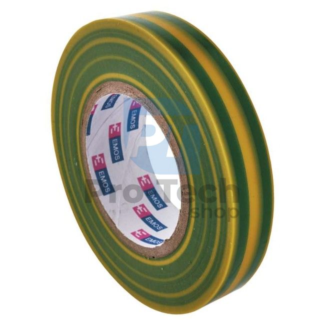 Insulating tape PVC 15mm / 10m green-yellow, 1pc 70985