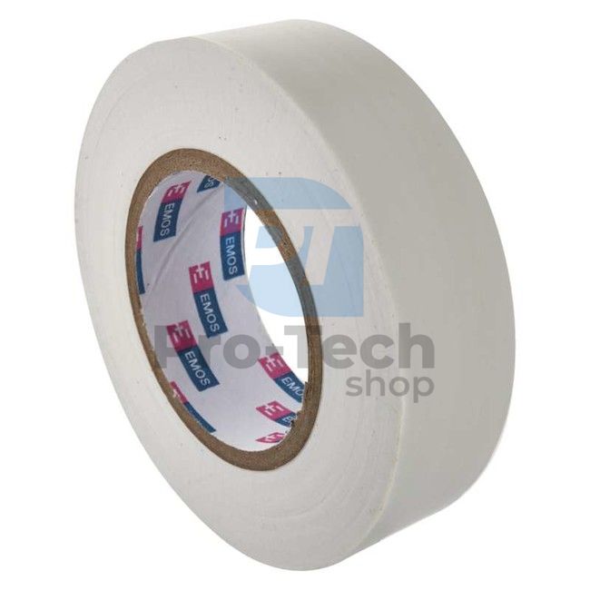 Insulating tape PVC 19mm / 20m white, 1pc 71008