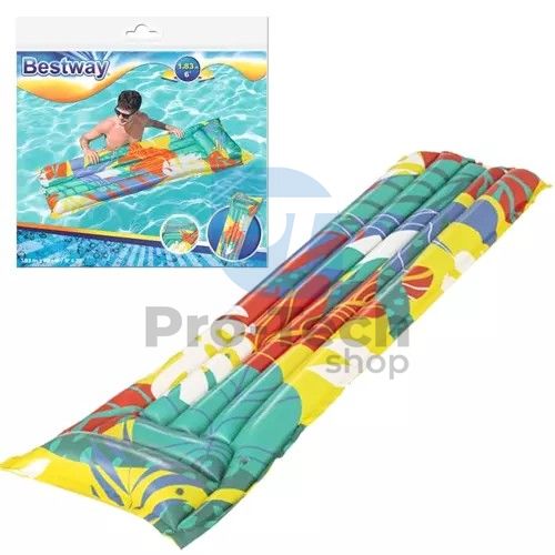 Single inflatable mattress with Hawaiian motif BESTWAY 44033 74381