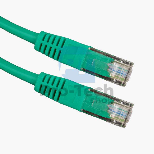 UTP cable Cat. 5E Patchcord RJ45, 1m, green 72444