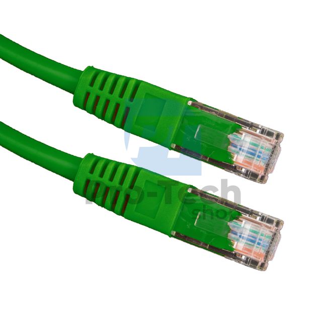 UTP cable Cat. 5E Patchcord RJ45, 5m, green 72462