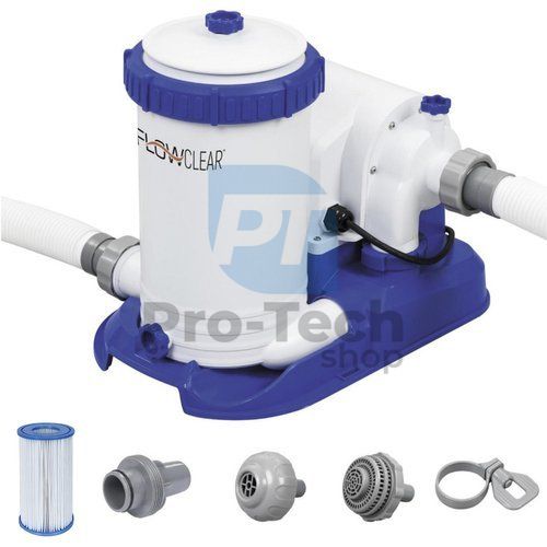 Cartridge filtration for swimming pools 9463 l/h BESTWAY 58391 74412