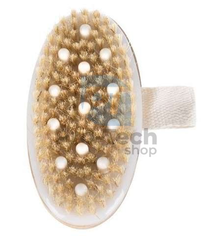 Body massage brush for dry/wet use - with protrusions 74416