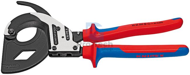 Cable pliers 320mm with multi-component handles KNIPEX 13411