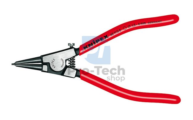 Retaining Ring Pliers 140 mm with Handle Size 4.0 - 7.0 mm KNIPEX 08029