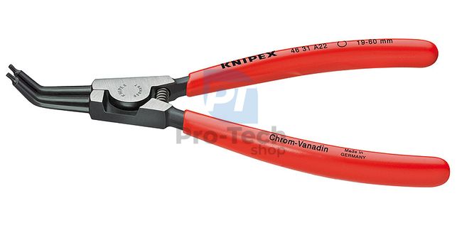 Circlip Pliers 310 mm with Bent Tips KNIPEX 08023