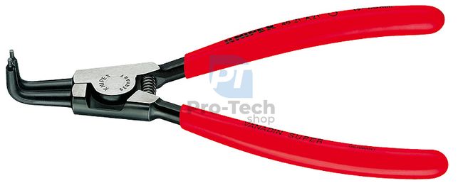 Pliers for retaining rings 125 mm with bent jaws KNIPEX 08005