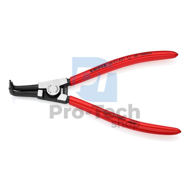 Circlip Pliers 200 mm with Bent Tips KNIPEX 08011