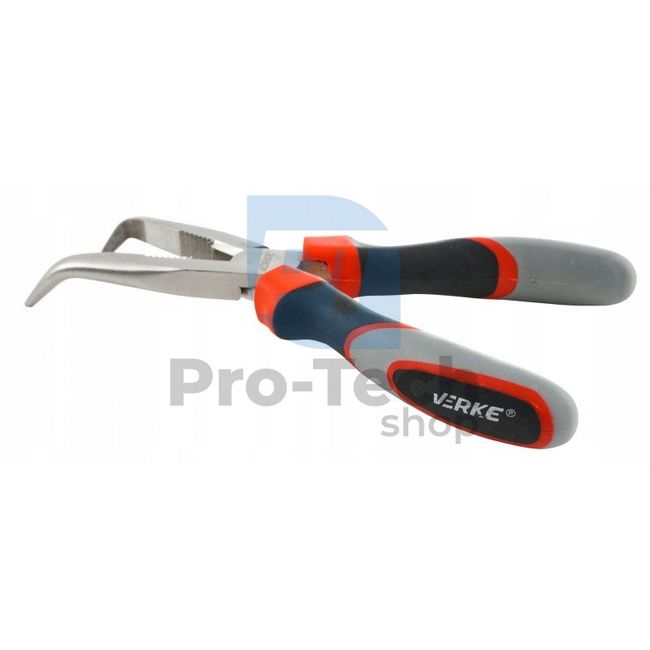 Long nose pliers curved 200mm 10849