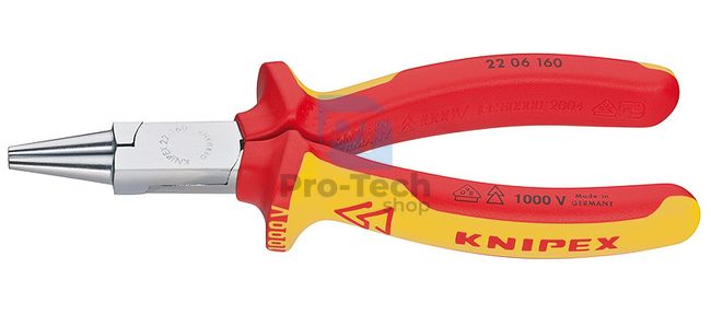 Insulated Round Nose Pliers 160 mm KNIPEX 07799