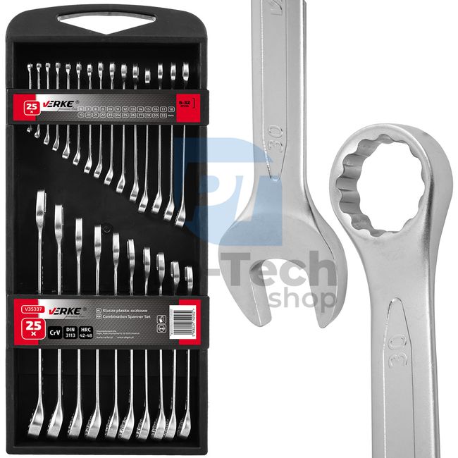 Fork spanner wrenches 25pcs 6-32mm 16225