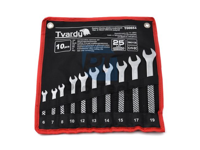 Wall wrenches 10 pcs 6 - 19 mm HQ 15631