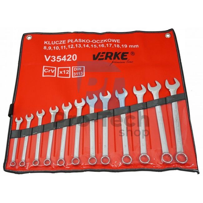 Wall wrenches 12pcs 8-19mm HQ 10919