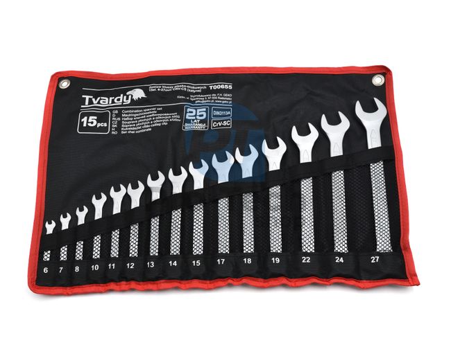 Wall wrenches 15 pcs 6 - 27 mm HQ 15630