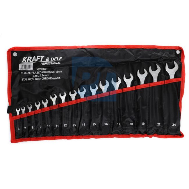 Fork wall wrenches 16pcs 6-24mm 10308