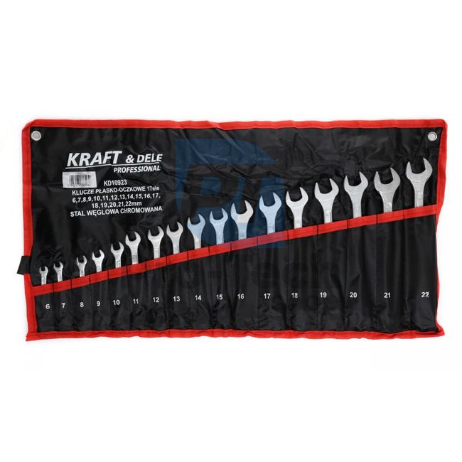 Fork wall wrenches 17pcs 6-22mm 10309