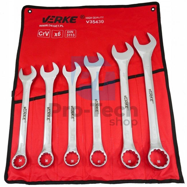 Wall wrenches 6pcs 34-50mm 10867