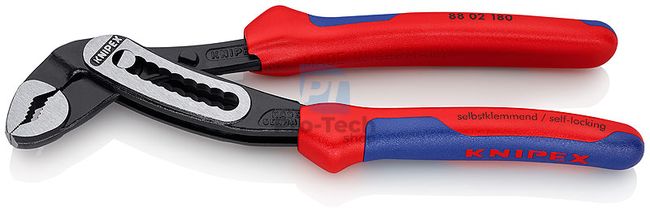 Adjustable Pliers Alligator® 180 mm with Multi-Component Handles KNIPEX 08444