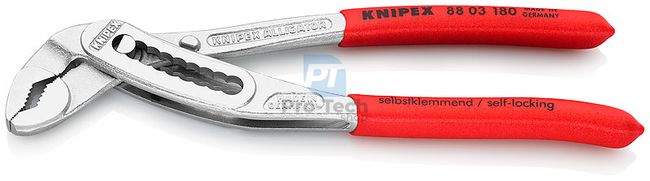 Adjustable Pliers Alligator® 180 mm Chrome-Plated KNIPEX 08448