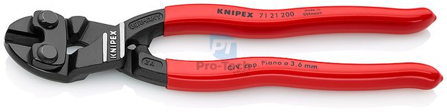 Compact lever pliers CoBolt® 200 mm bent KNIPEX 08197