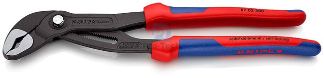 Adjustable Pliers Cobra® 300 mm with Multi-Component Handles KNIPEX 08416