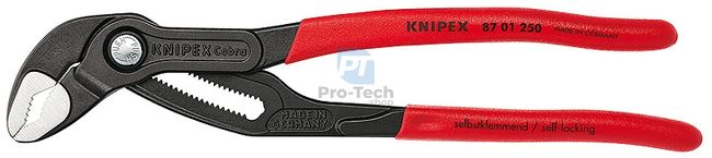 Adjustable Cobra® pliers 250 mm with non-slip dipped handle KNIPEX 08408