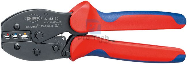 Crimping Pliers PreciForce® with Multi-Component Handles 220 mm KNIPEX 08678