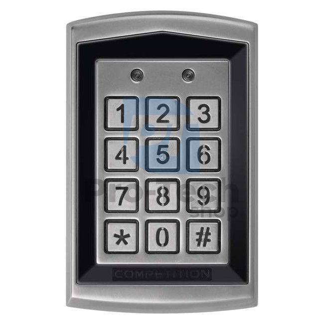 Code keypad DH16A-30DT with RFID key fob reader, metal. 70943