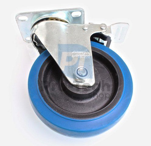 Trolley wheel 125x30mm swivel with brake ASTA 12354_1