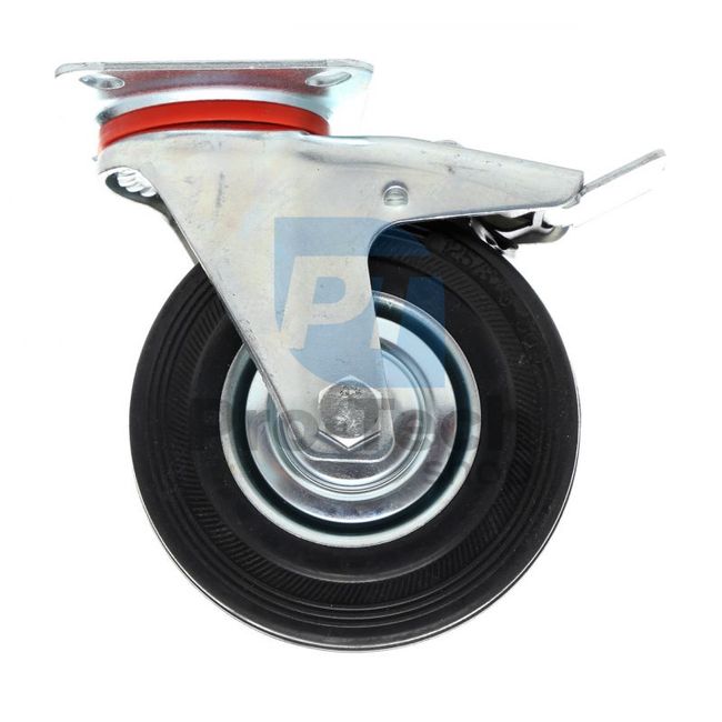 Trolley wheel 5"/12,5cm swivel with brake 10284_1