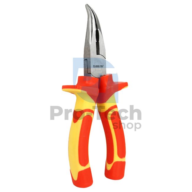 Combination pliers elongated curved 160mm insulated 14283