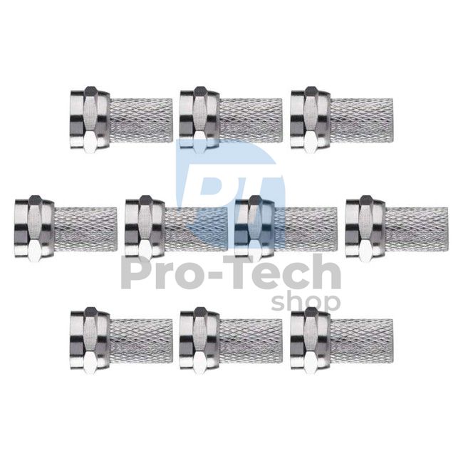 F-plug connector for coax CB50, CB100, 10pcs 70609