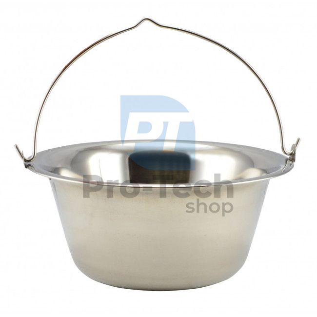 Stainless steel cauldron 10L 37cm 50647