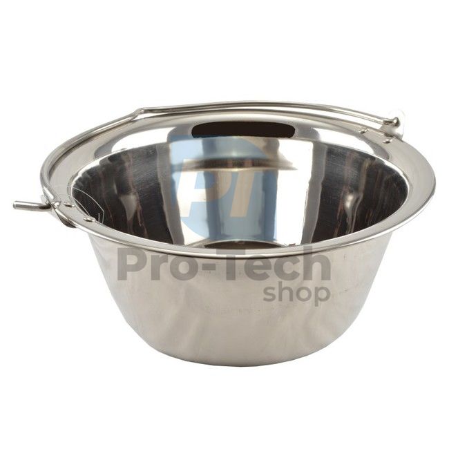 Stainless steel cauldron 10L 39,5cm 53030