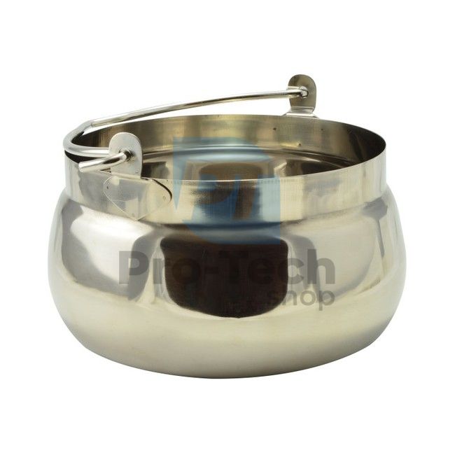 Stainless steel cauldron for fish 8,5L 25cm 52079