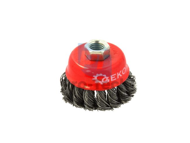 Front disc wire brush - braided wire 100mm M14 01533