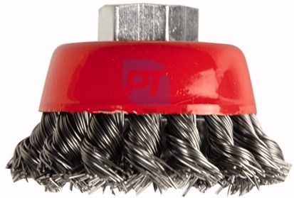 Front wire disc brush - braided wire 125mm M14 00378