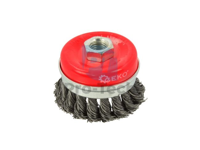 Radial wire brush with reinforced - braided wire 65mm M14 09463