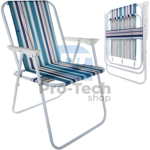 Metal garden chair Trizand Bergamo - blue 74452