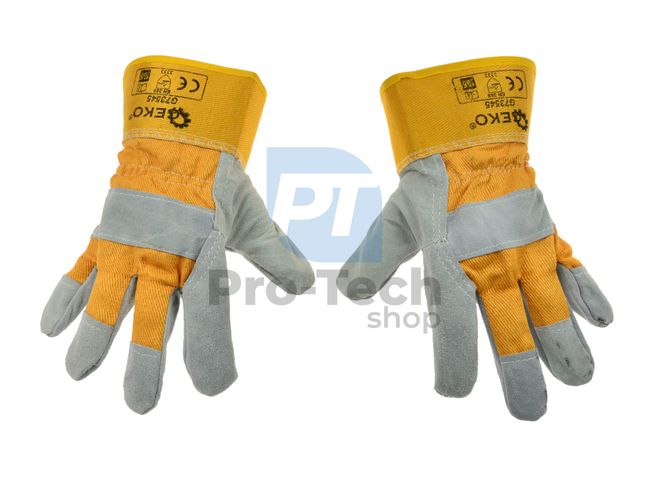 Combination leather work gloves 10.5" 09834