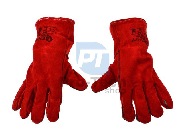 Leather welding gloves 13" 09833