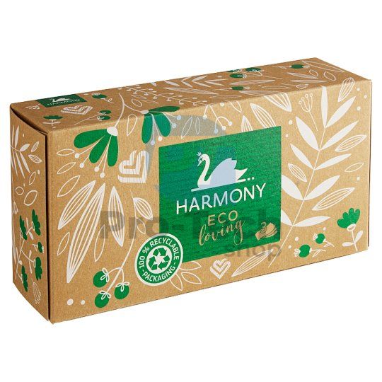 3-ply facial tissues HARMONY ECO LOVING - 100pcs 30508