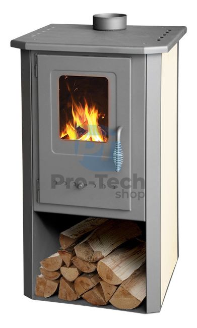 Fireplace stove 5,4 kW beige 40224