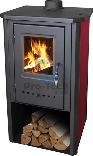 Fireplace stove 5,4 kW red 40225