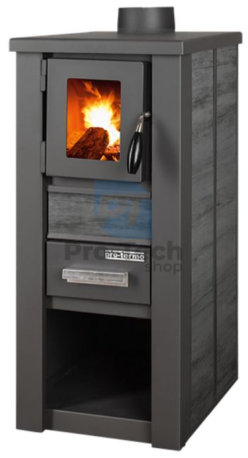 Fireplace stove 6 kW black 40216