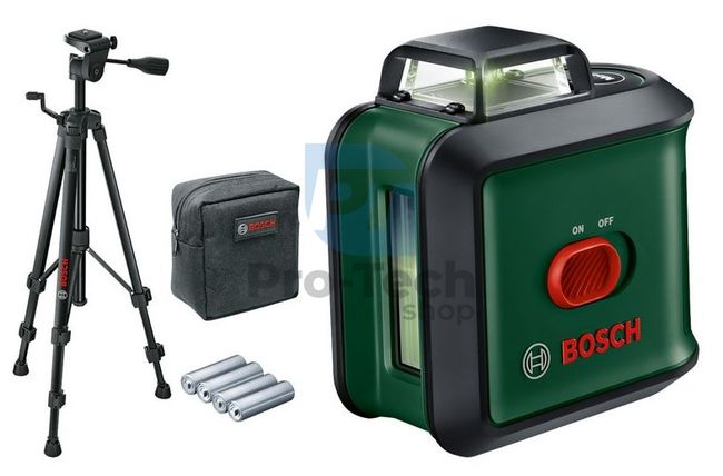 Bosch UniversalLevel 360 cross line laser with tripod 15221