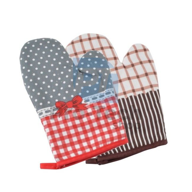 Textile kitchen glove, oven mitt 52923