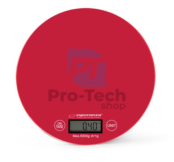 Kitchen scale MANGO, red 73066